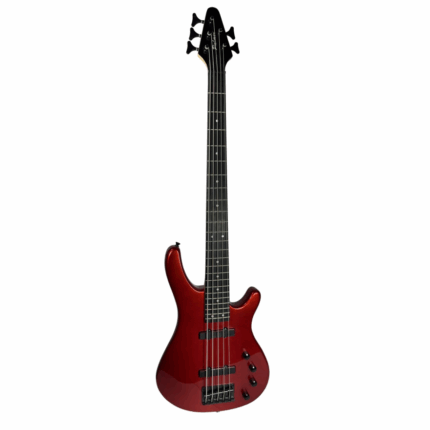 ECLIPSE5DLXMRD  Bajo electrico 5 cuerdas, color rojo