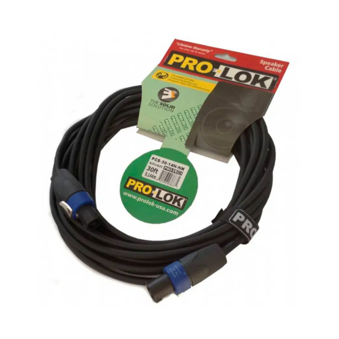 PCS5014NNK   Cable  NL4FX a NL4FX SPEAKON de 50 ft. 15.24m, negro